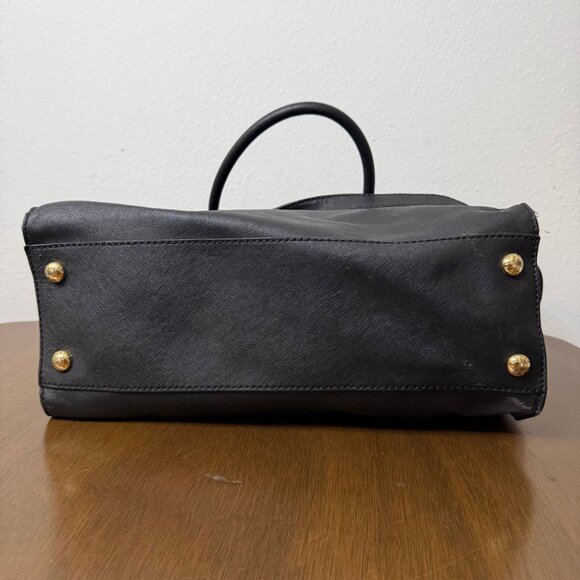 Michael Kors Hamilton Tote Bag – Black Leather – Women’s Handbag - Picture 10 of 16